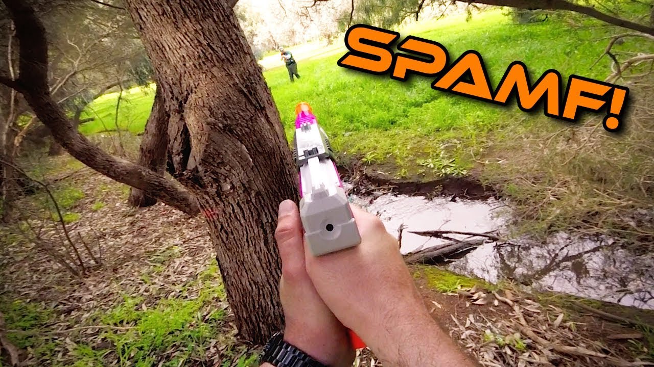 Nerf Falconfire 180fps SPAMF Real Gameplay!