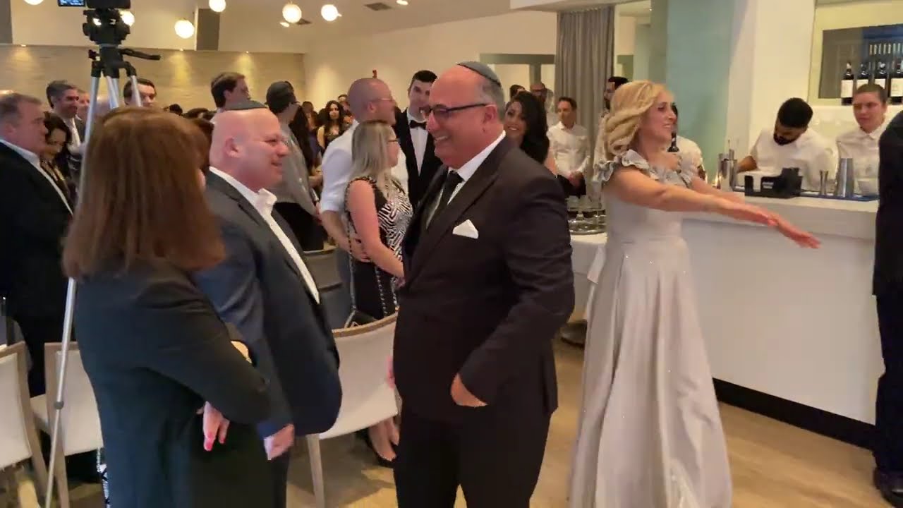 Siman Tov! Wedding at Sassafraz with Horah Machine