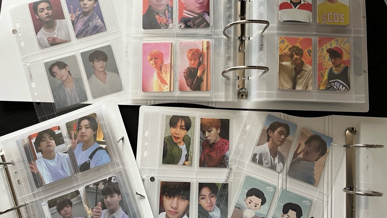 an unnecessarily long photocard collection tour (bts taekook binder)