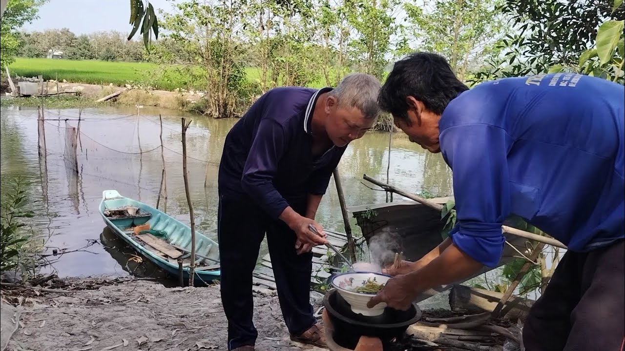 Ngày Săn Bắt Ở Sông Đặt Biệt Cá Rô Nấu Rau Đồng Miền Tây... Kiệt Làng Quê... 