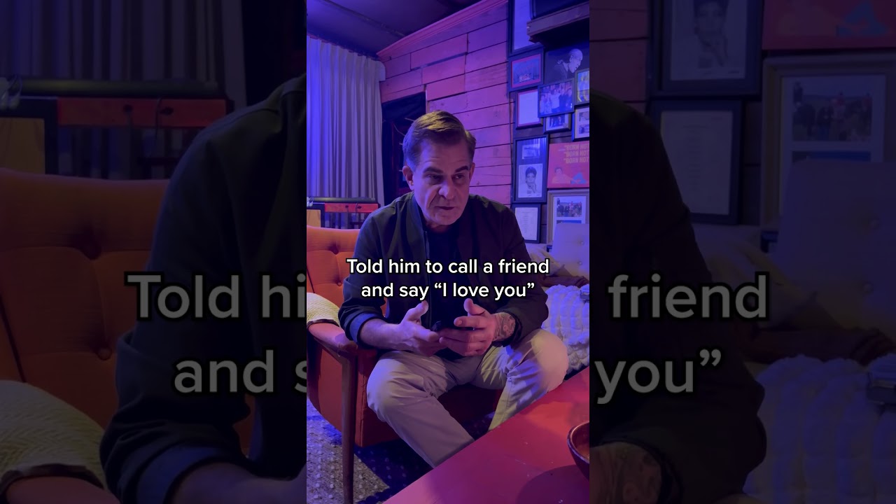 Calling a friend and saying “I love you”