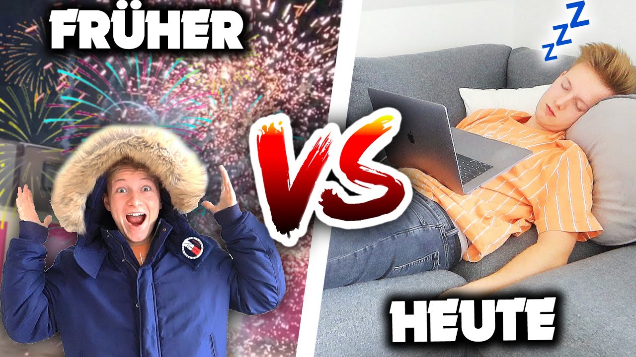SILVESTER 🧨 Früher VS Heute