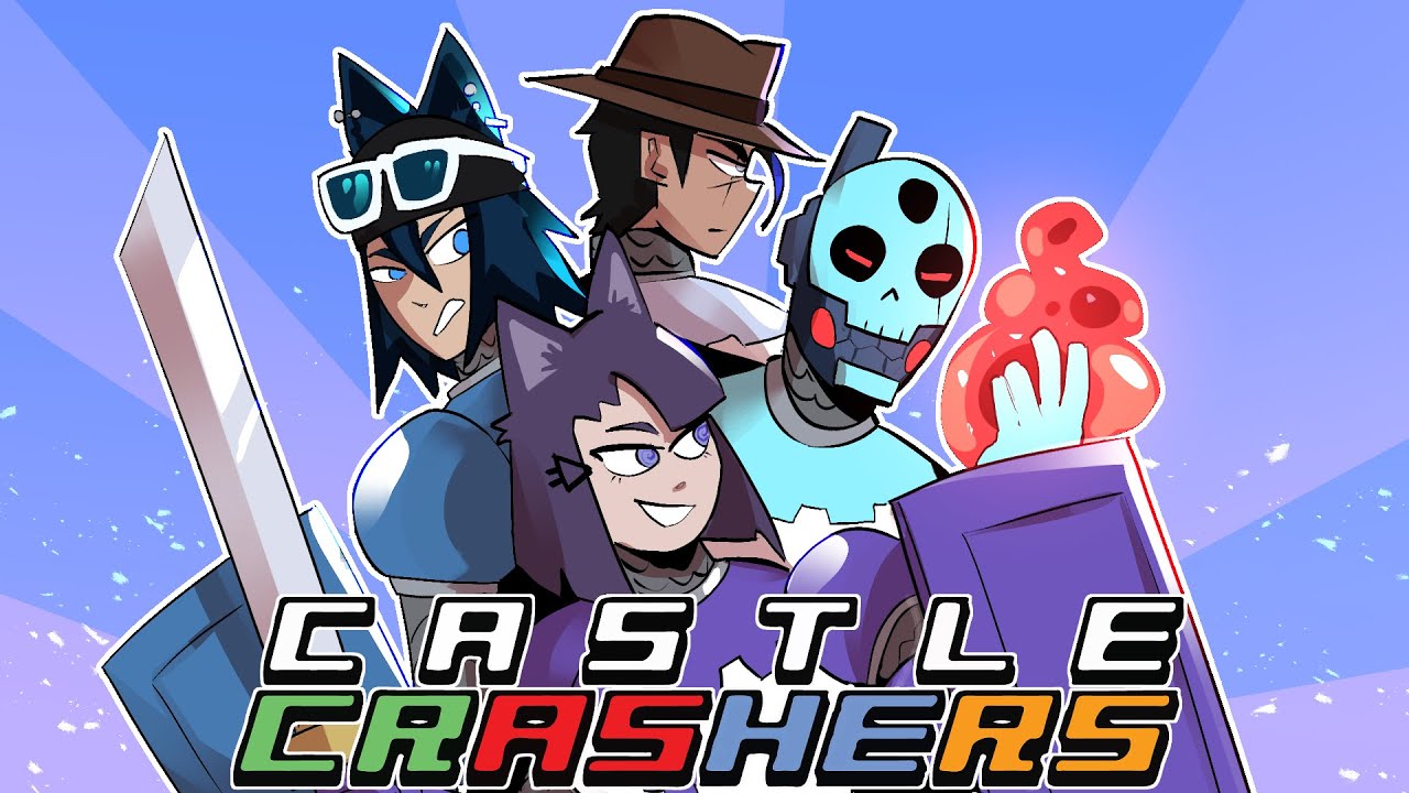 a chaotic playthrough of Castle Crashers (ft. woops and the boiz)