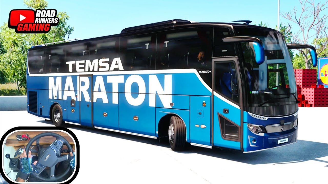 Smooth Drive Temsa Maraton Bus | ETS2 Realistic Bus Drive |  Euro Truck Simulator 2