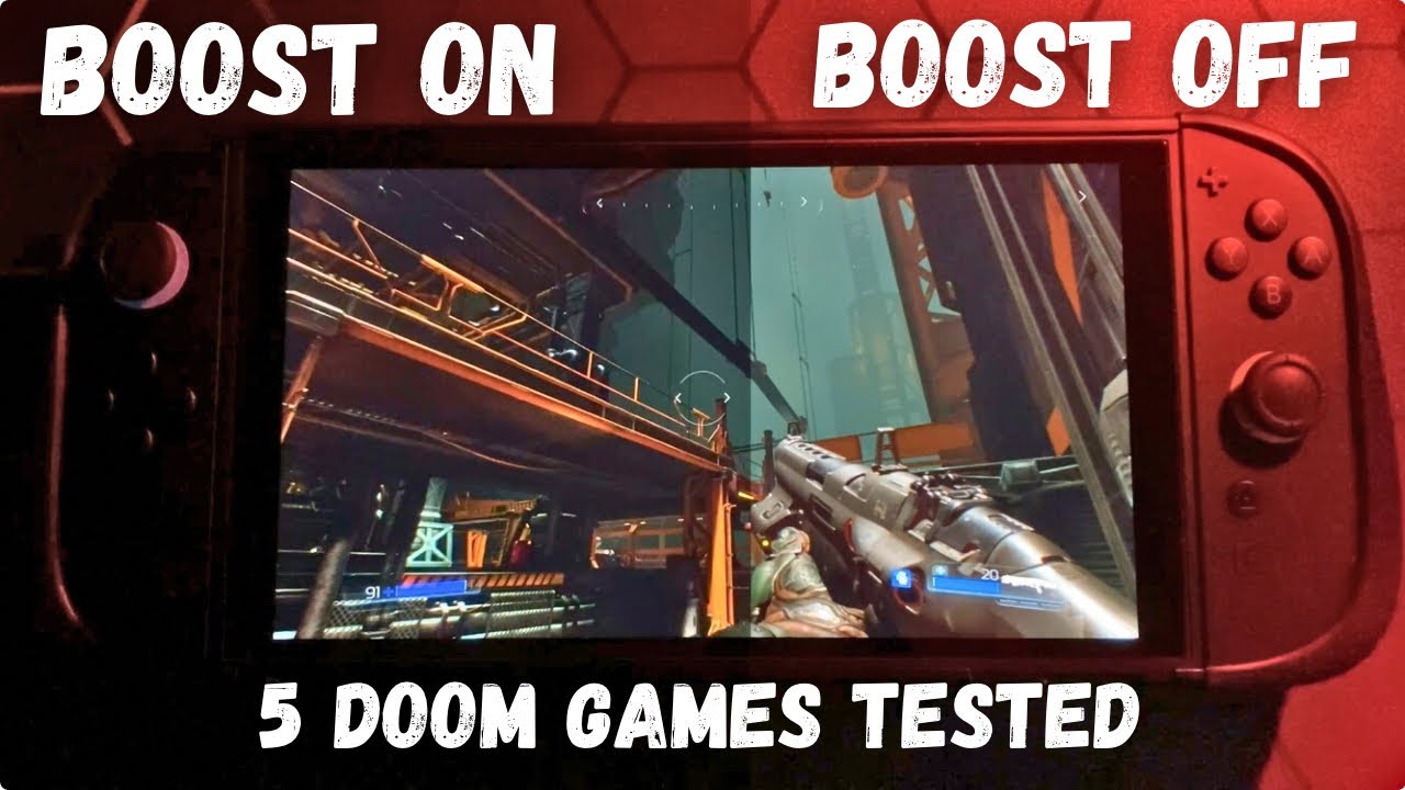Switch 2 - Handheld Mode Boost - 5 DOOM Games Tested