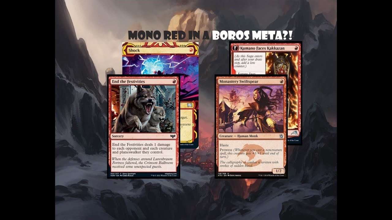 87% WR - Adjusting Mono Red to the New Metagame | MKM Karlov Manor Standard | MTG Arena | redmagemtg