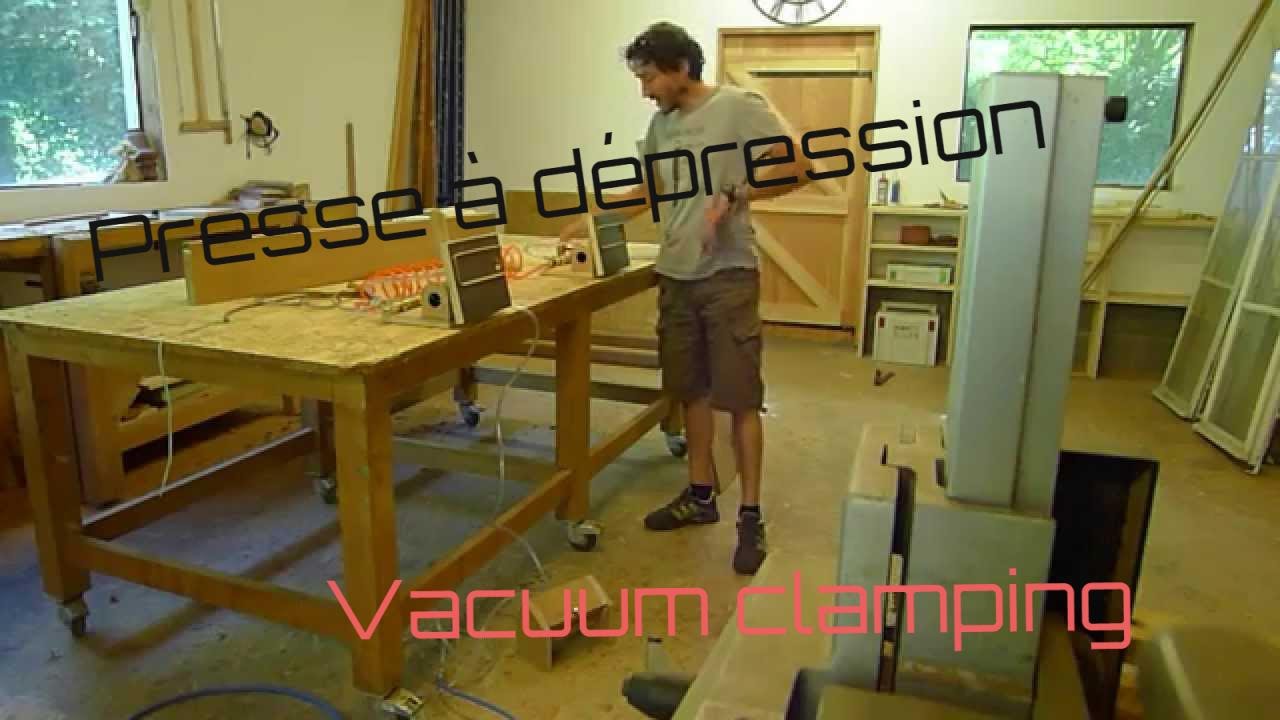 Améliorations de la presse à dépression / vacuum clamping updating