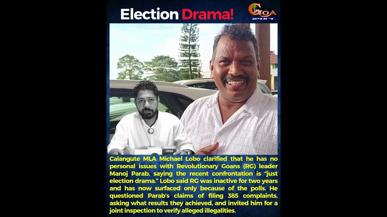 Michael Lobo: &ldquo;No Personal Issue With Manoj, This Is Just Election Drama&rdquo;