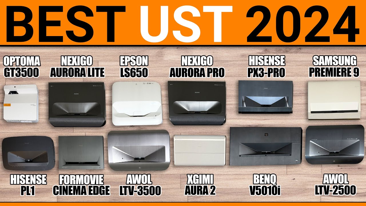 Best Ultra Short Throw Projector 2024 (UST) || Hisense PX3-Pro, Epson LS650, BENQ V5010i