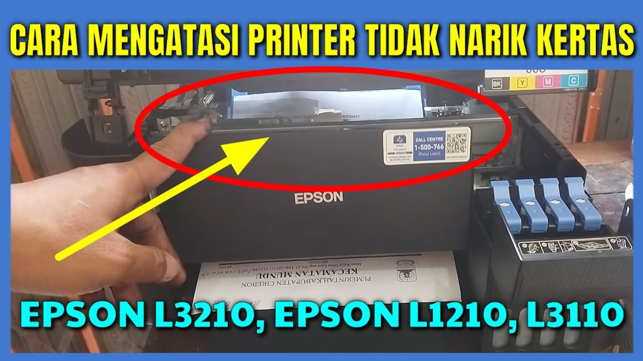 Servis Printer Epson L3210 Tidak Narik Kertas