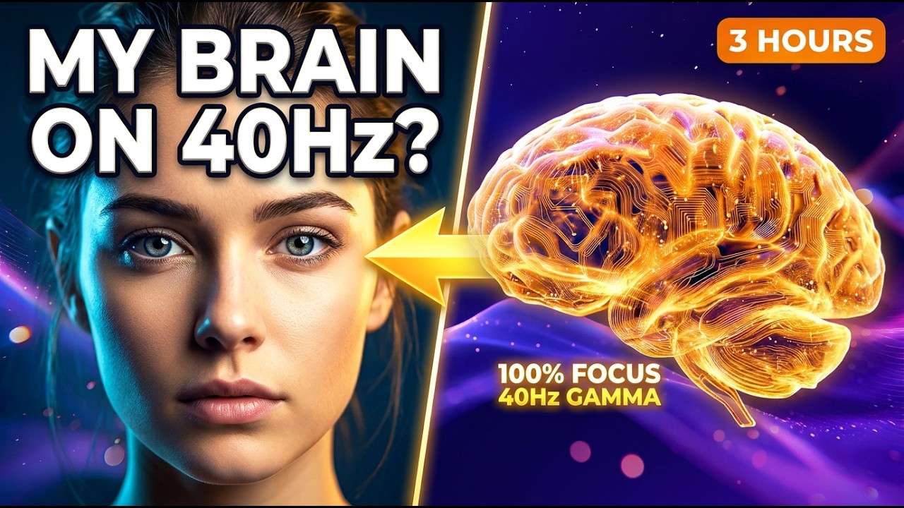 Instant Deep Work | 40Hz Gamma for ADHD & Coding