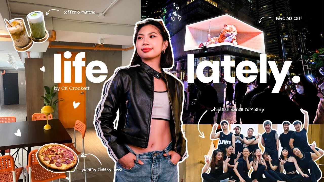 living alone in manila (bgc night shoot, dance training, cafe hopping in quezon city)