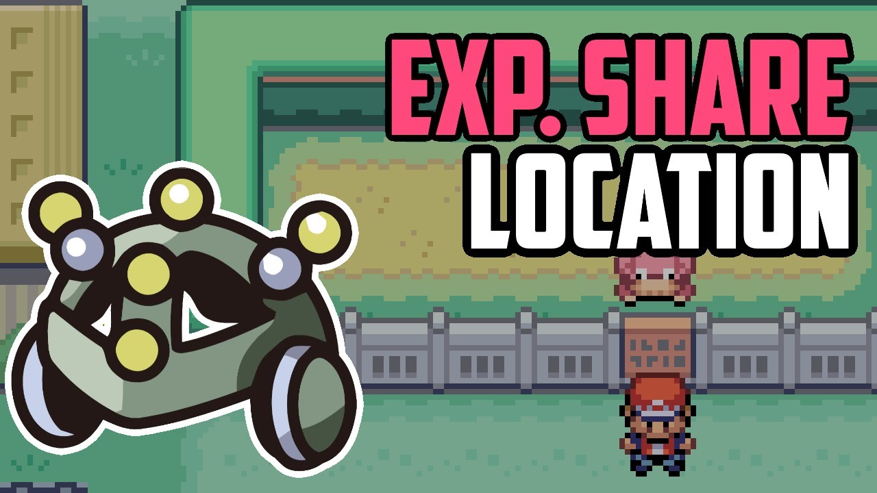 Where to Find the Exp. Share - Pok&eacute;mon FireRed & LeafGreen