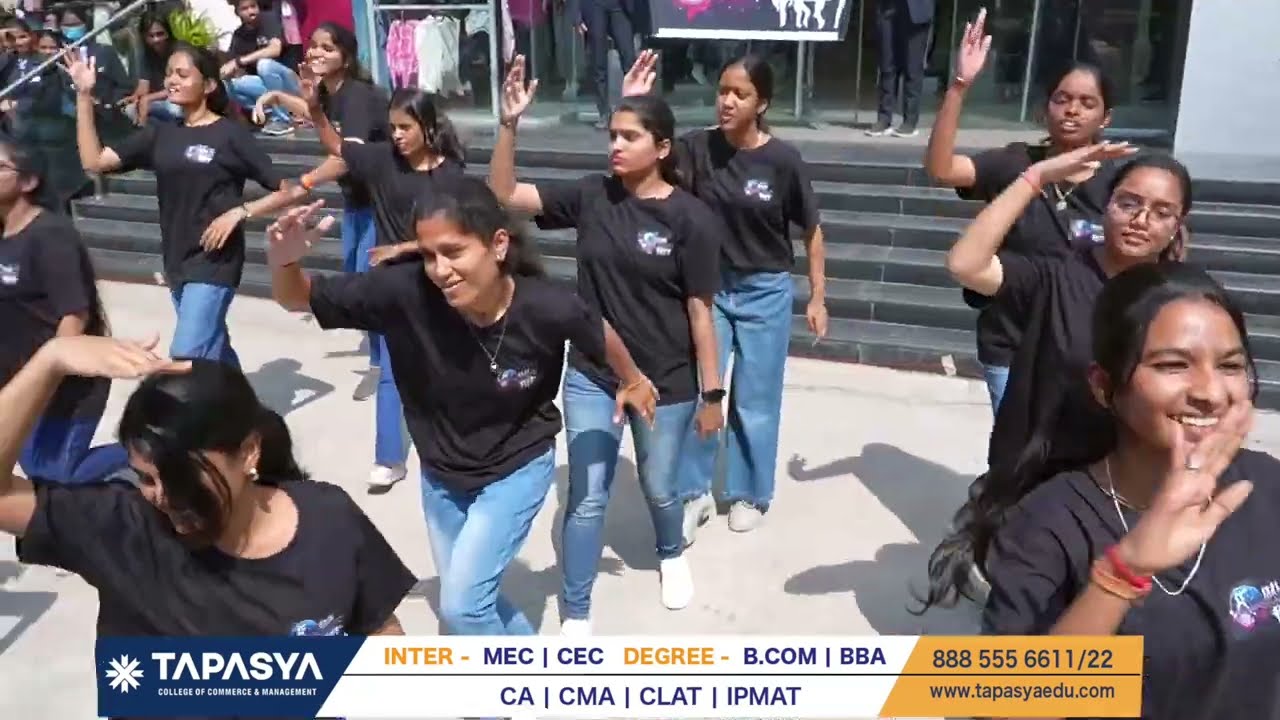 Tapasya College - Narayanguda Branch | Flash Mob by Students