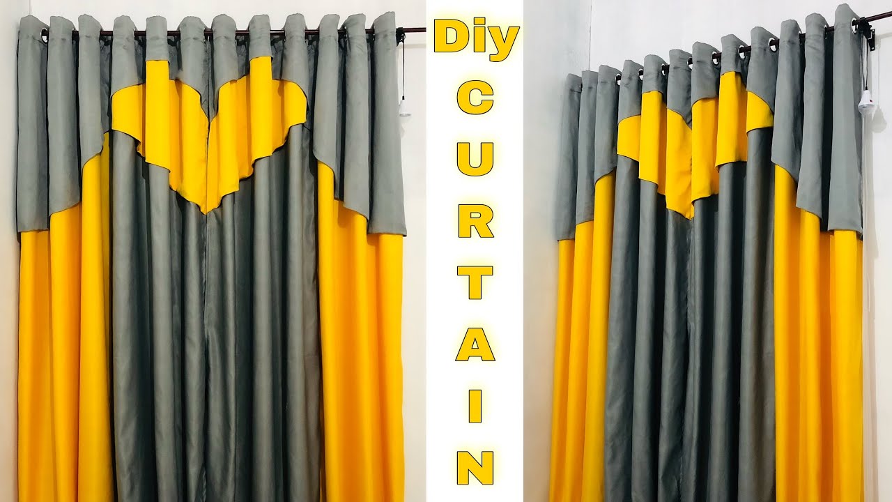Simple Curtain | How To Make A Simple Curtain w/ Grommet | Full Tutorial For Beginners