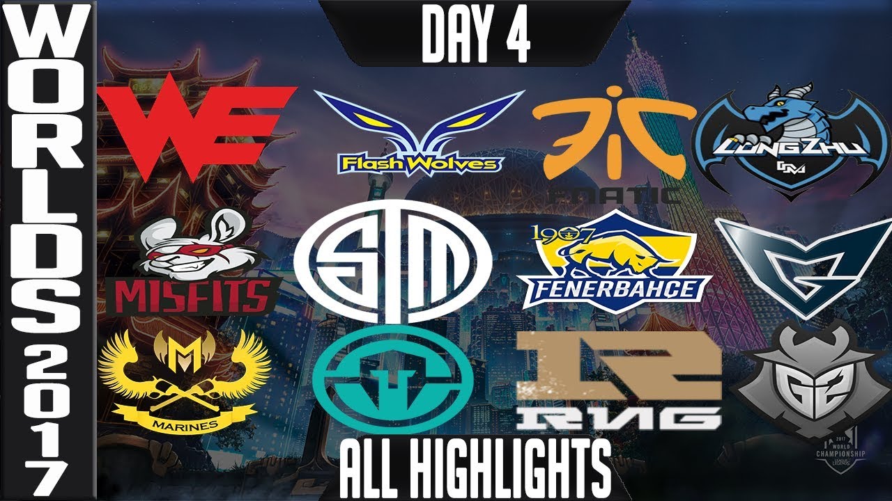 World Championship 2017 Highlights ALL GAMES Day 4 Groups - ALL Kills & Objectives Day 4 Worlds 2017