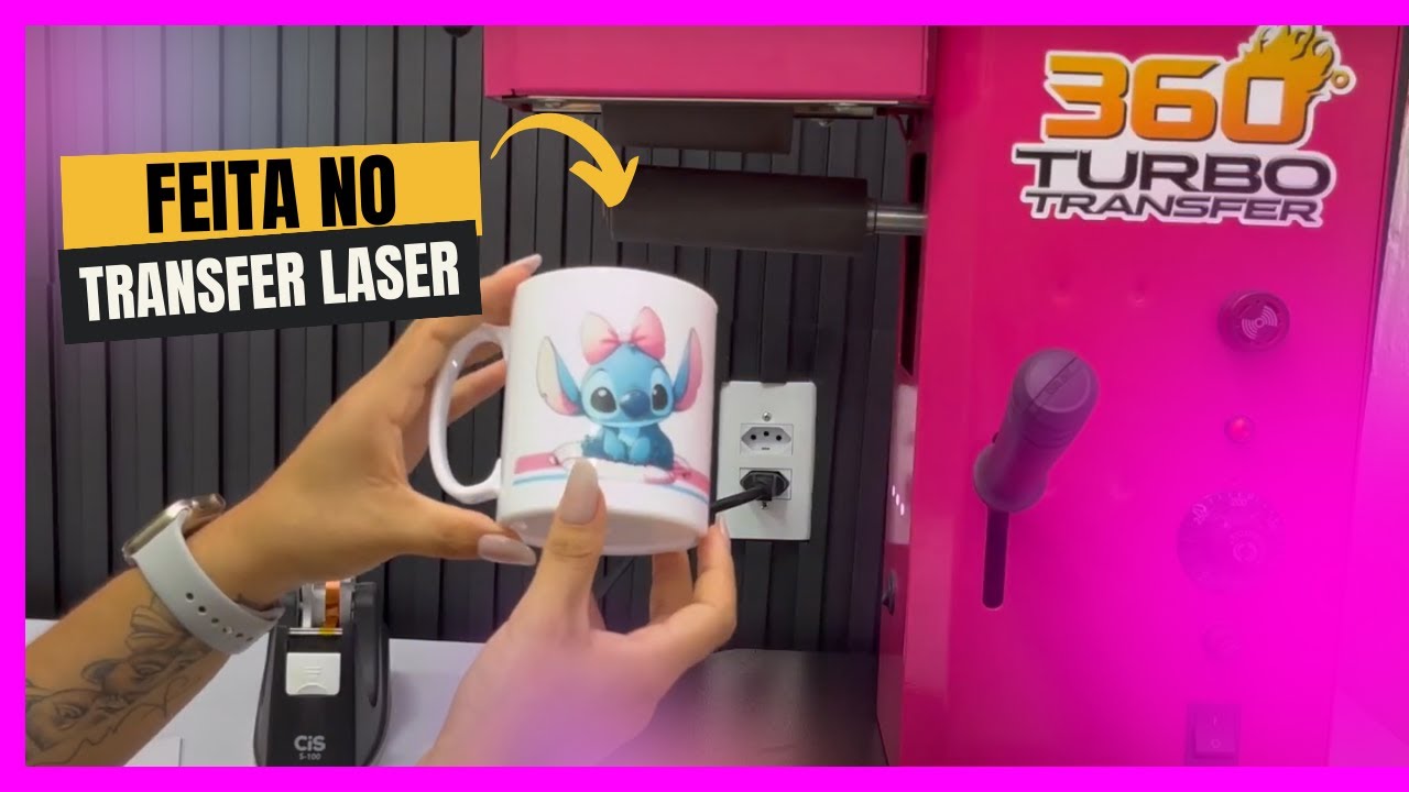Como Personalizar Caneca de Acrílico no Transfer Laser
