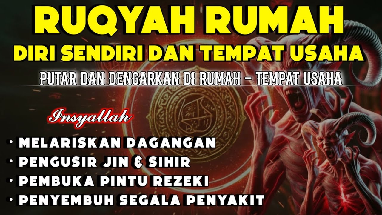 RUQYAH RUMAH HARI KAMIS PENGUSIR JIN & SETAN DARI RUMAH DENGAN AYAT PENYEMBUH BY ALAA AQEL