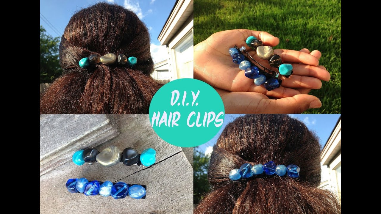 DIY Chunky Hair Clips (Easy)