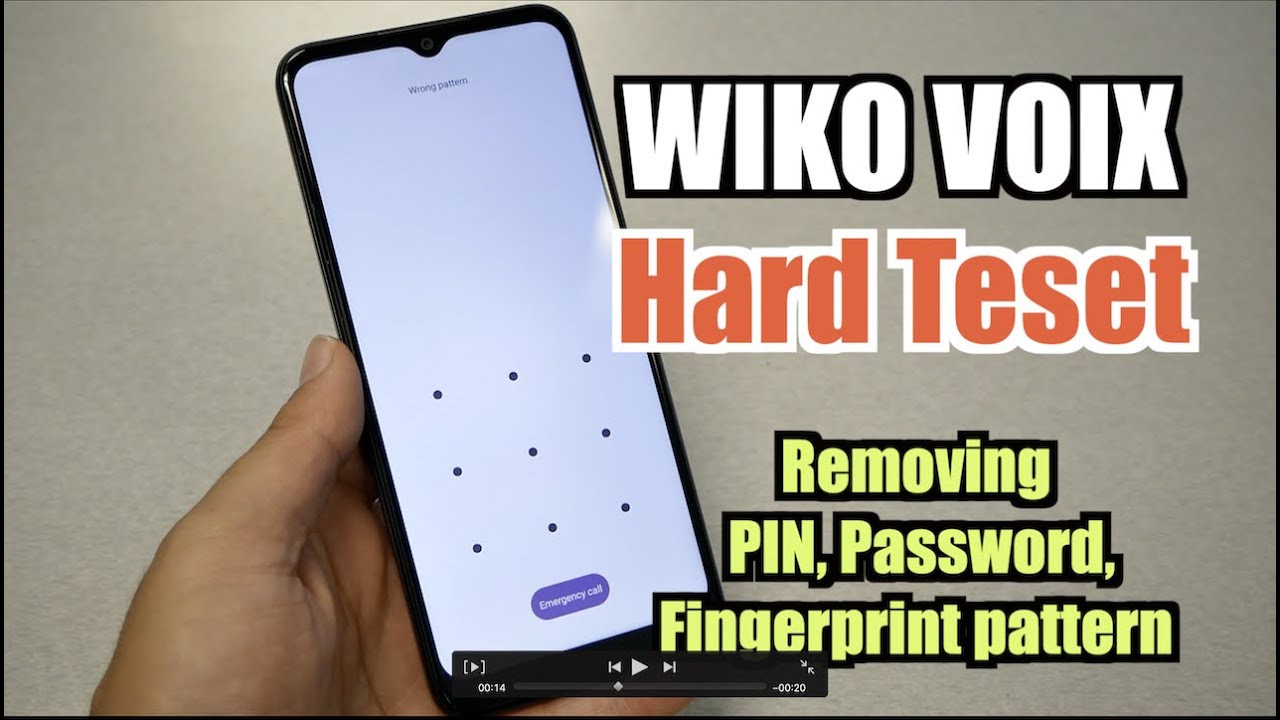 Wiko Voix How hard reset Removing PIN, Password, Fingerprint pattern