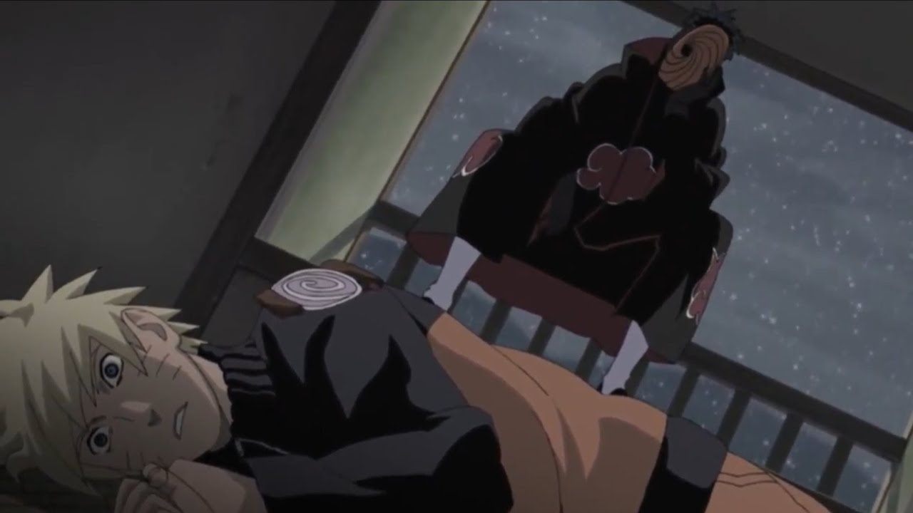 Tobi aparece querendo conversar com Naruto