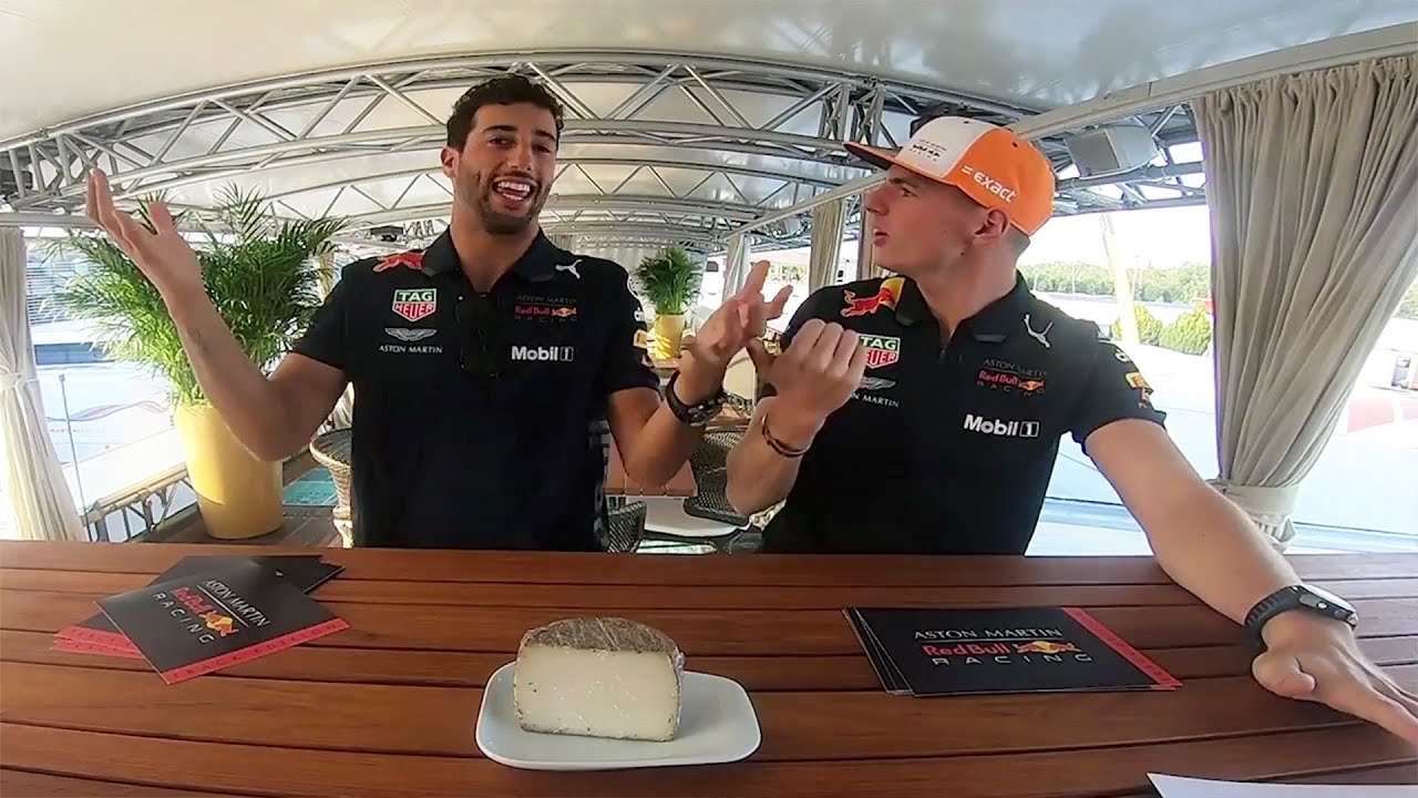 Do Max Verstappen and Daniel Ricciardo know their CHEESE? 🧀
