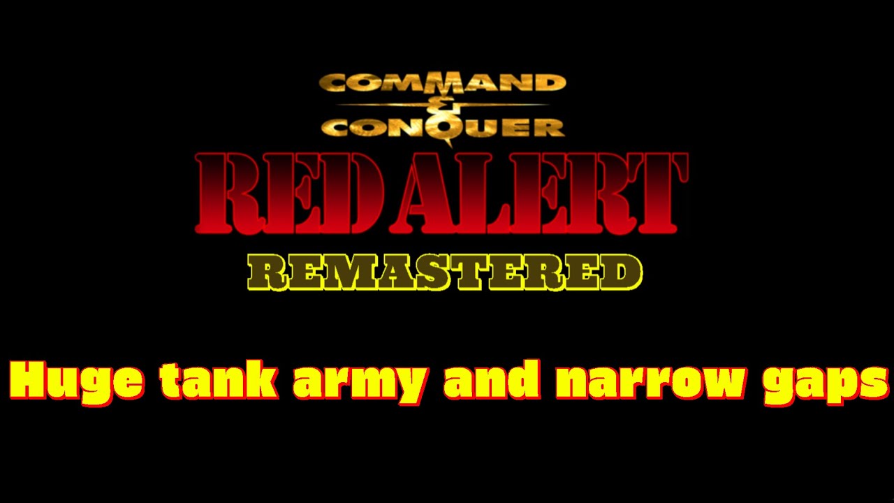 Command and Conquer Red Alert Remastered FFA (Me against 5 players on the map Potholes)