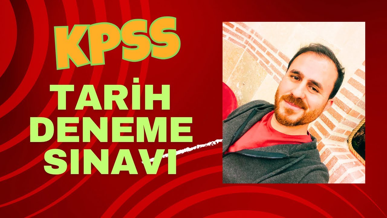 KPSS Tarih Deneme Sınavı - 5             #kpss #tarih #kpsstarih