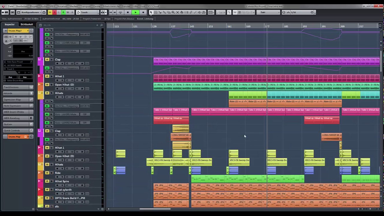 illitheas - Alive [Cubase overview]