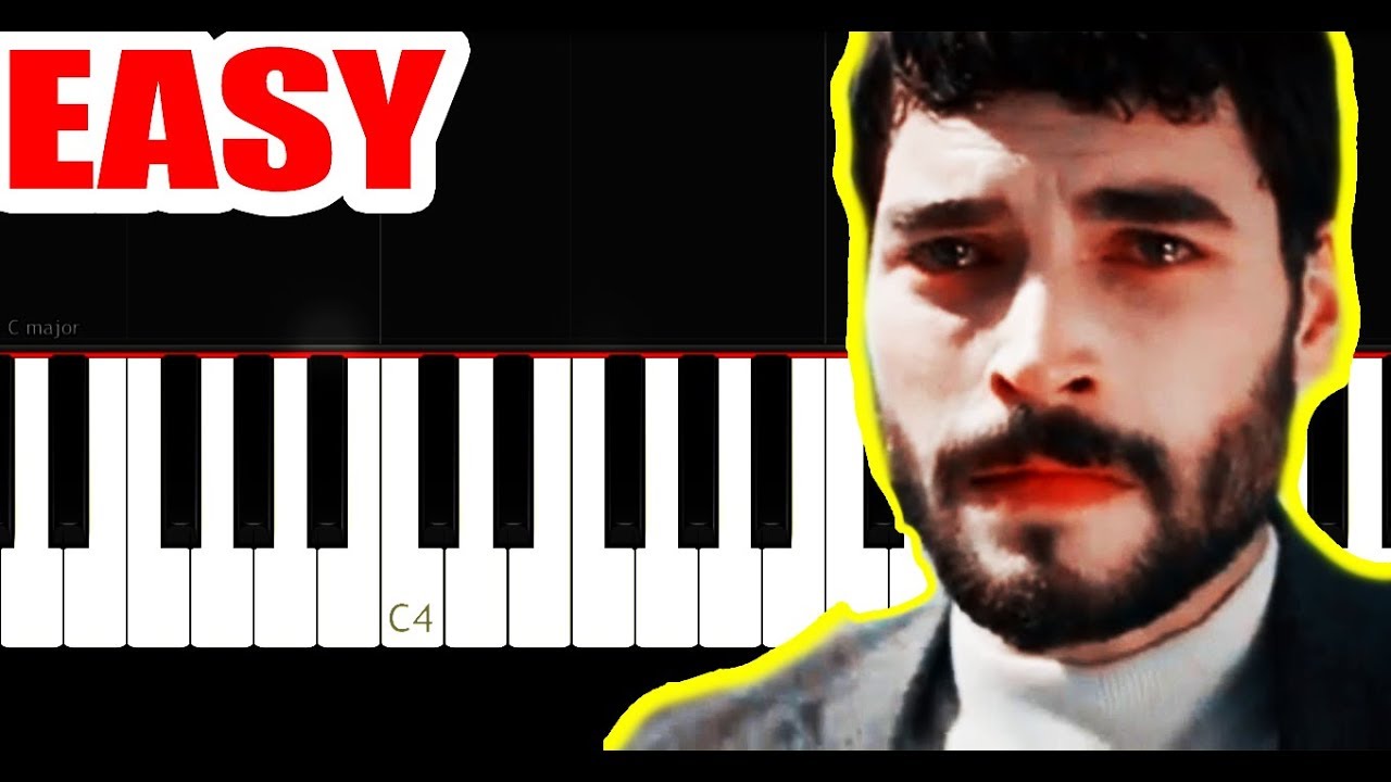 Hercai Dizi Müzikleri - Aşk - Slow Easy - Piano Tutorial
