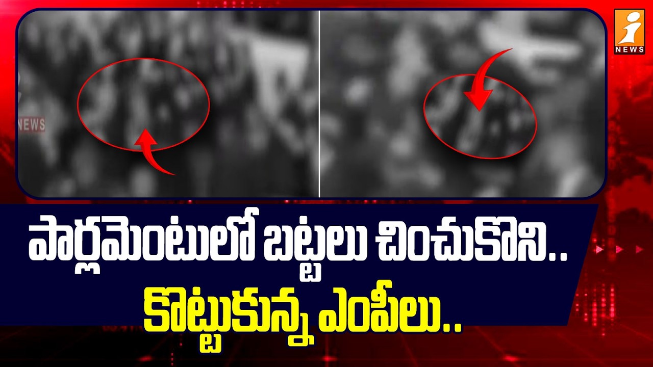 పార్లమెంటులో బట్టలు చించుకొని.. కొట్టుకున్న ఎంపీలు.. | Massive Brawl In Turkish Parliament | iNews