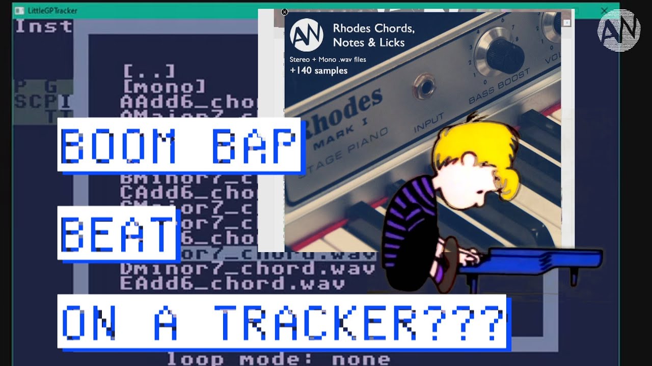 HOW TO make BOOMBAP beats on the piggy tracker