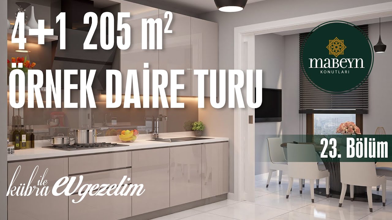 EV TURU #23 // 4+1 ÖRNEK DAİRE - 205 m² Brüt 💕 MABEYN KONUTLARI//Yerden Isıtmalı // Meram Konya