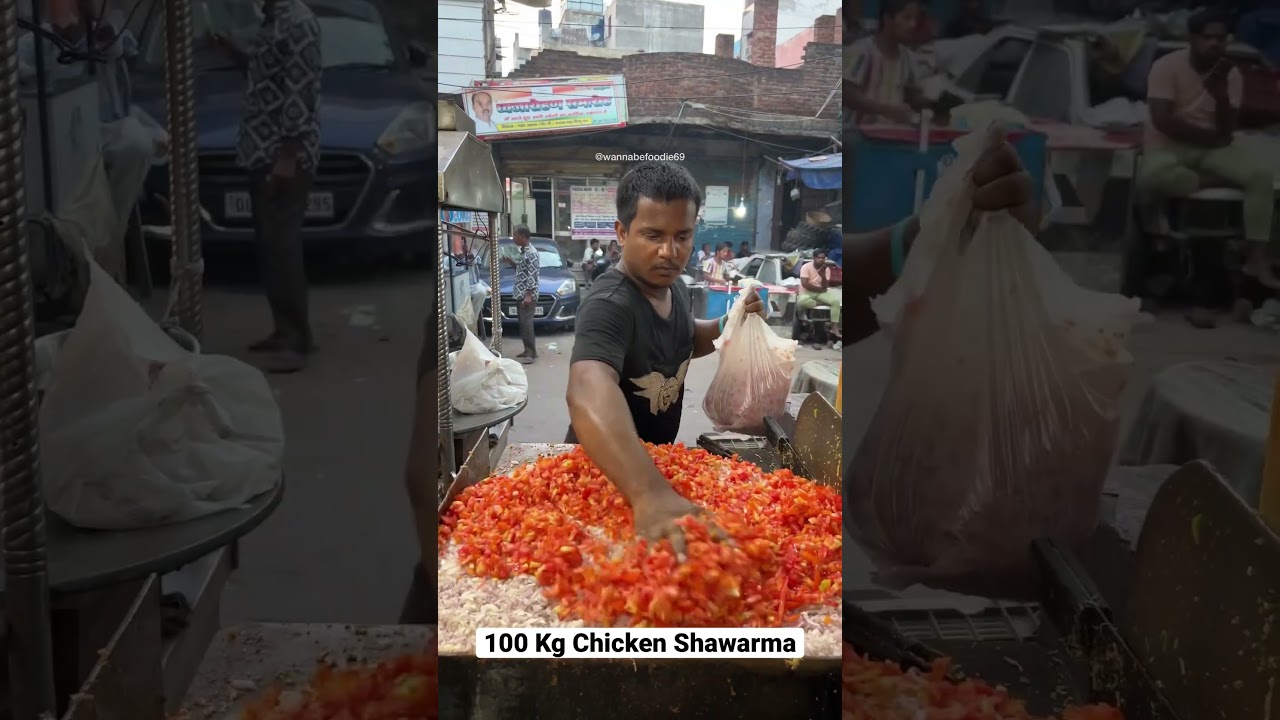 Most Delicious Chicken Shawarma Of Bara Hindurao Delhi,India Street Food