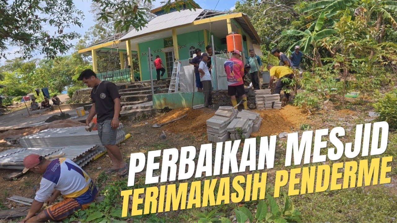 Terimakasih Donatur Muslim Singapura, Malaysia, Indonesia, Mesjid kami Punya Toilet dan Tidak Bocor