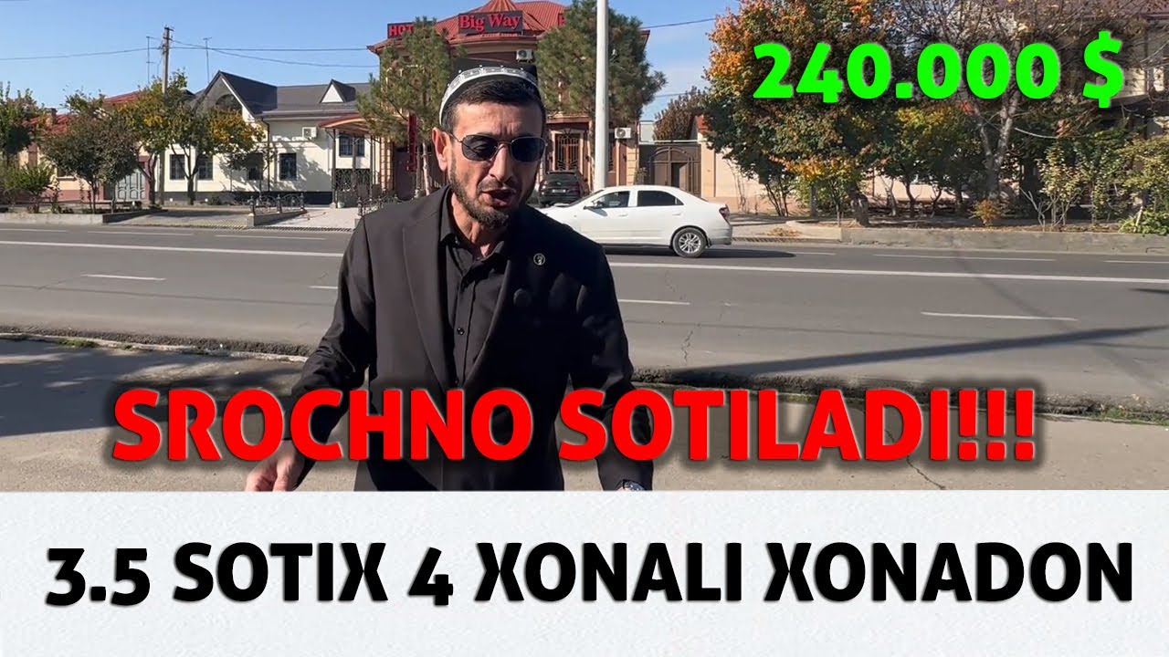 3.5 SOTX 4 XONALIK XONADON SROCHNO SOTILADI ZO'R LACATSIYADA JOYLASHGAN BIZNES UCHUN ZOR JOY