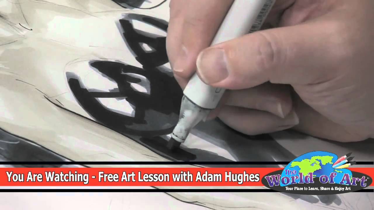 How to Draw Fabric and Clothing with Adam Hughes