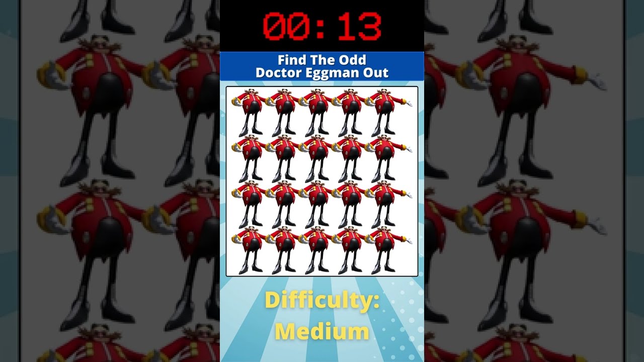 Find The Odd Sonic Out #4 Eye Test | 98% Fail | Find Odd One Out | #shorts #howgoodareyoureyes