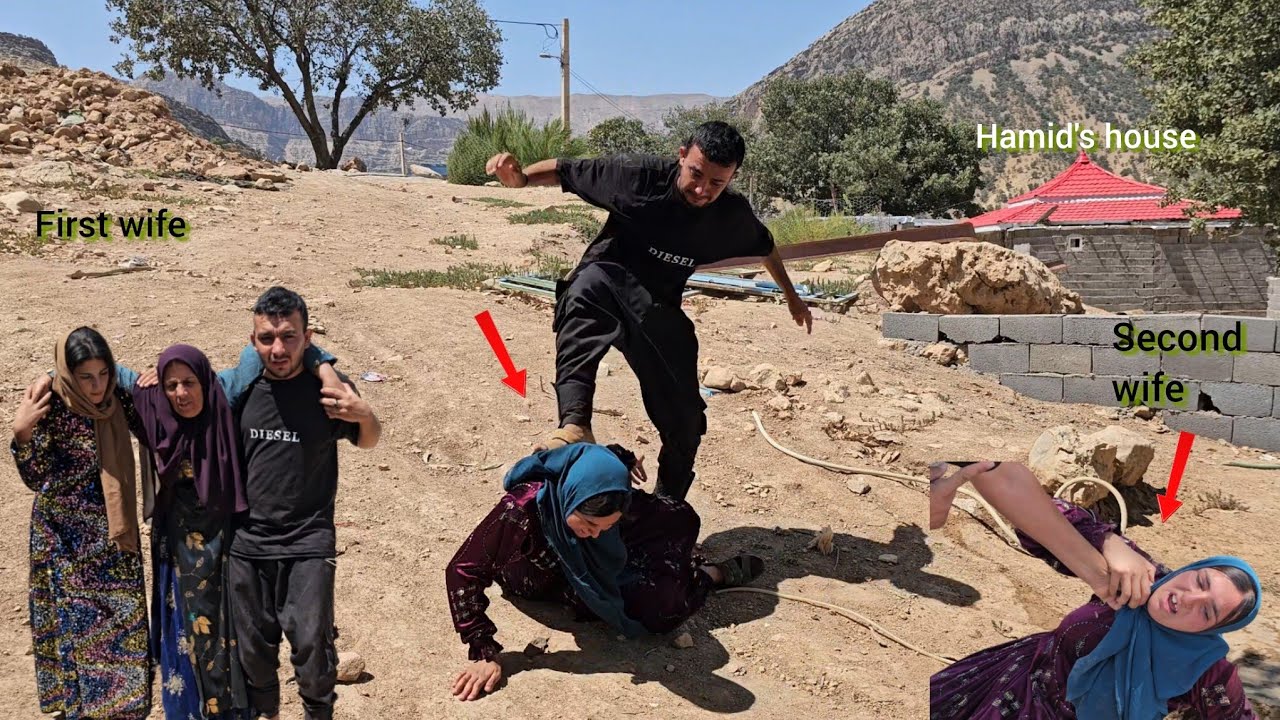 Hatred or revenge: Husband's anger at second wife and attack on her and support for Shekoofeh