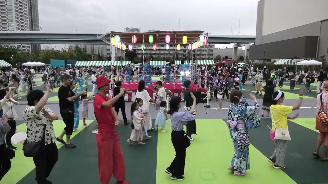 東京音頭　第9回有明まつり盆踊り１　2025年9月20日　有明ガーデン