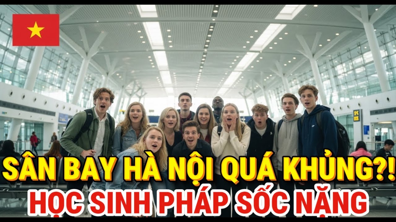 Học sinh Pháp sốc tại sân bay Hà Nội, đến mức quyết định quay lại Việt Nam thêm lần nữa đầy bất ngờ!