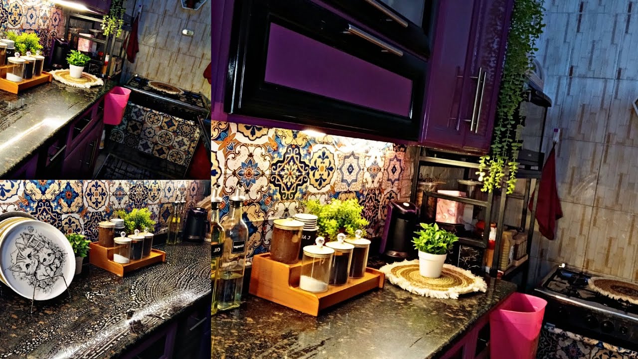 روتيني في المطبخ بعد اهمال يوم وتنظيف الرغاوي اللي بيغسلني من جوه 