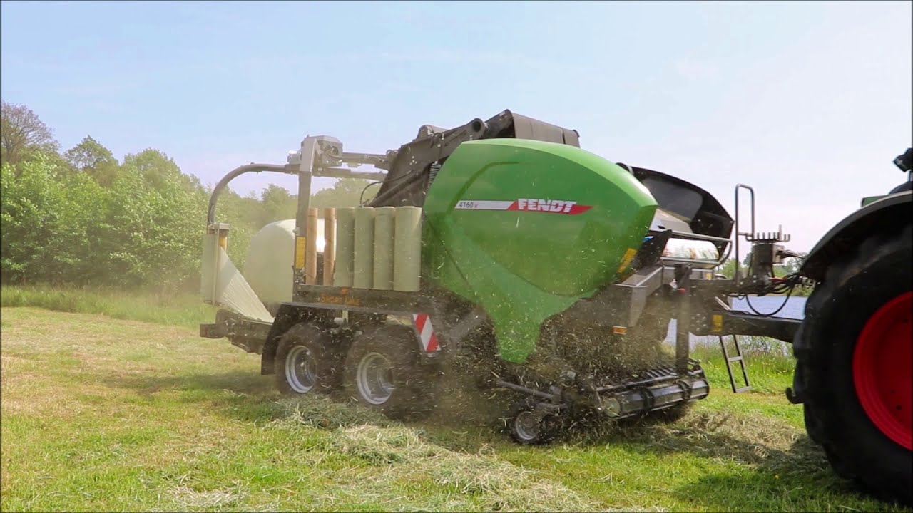 Fendt | Göweil | Fendt 4160 / Ronde balen persen / Pressing bales / Rundballen pressen / Silage