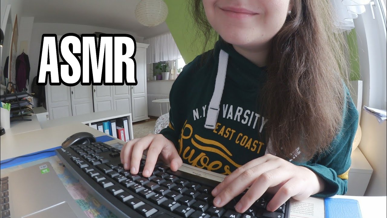 ASMR - Tastaturgeräusche und Maus klicken - Keyboard Sounds and Mouse Click Sounds