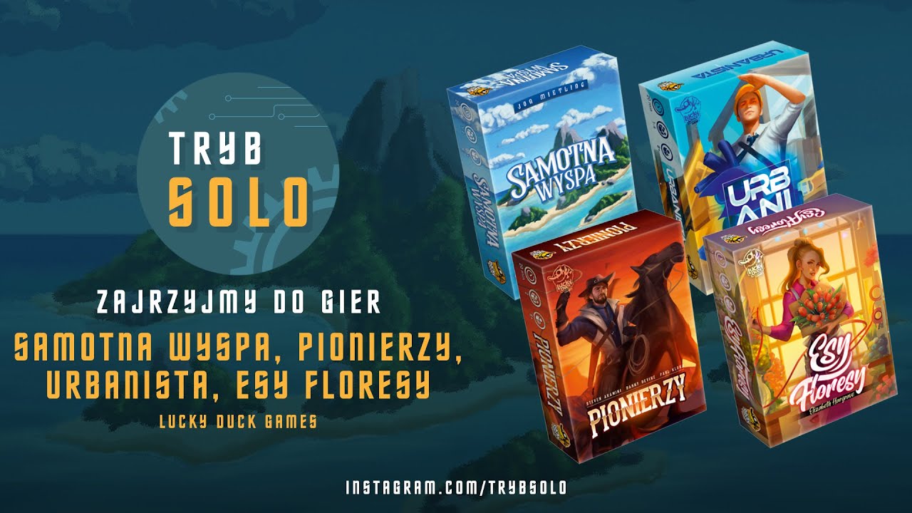 🇵🇱 Samotna Wyspa, Pionierzy, Urbanista, Esy Floresy (Lucky Duck Games) | Zaglądam do środka