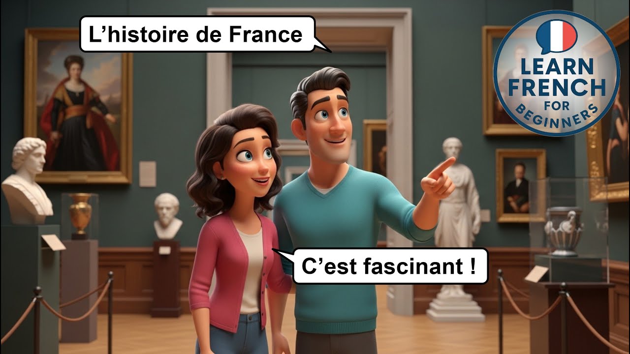 Разговор на французском 🇫🇷 | Узнайте историю Франции | A1 Начинающие