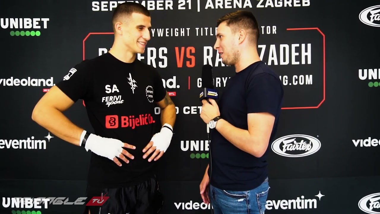 Filip Matić povodom borbe na Glory 95 u Zagrebu!