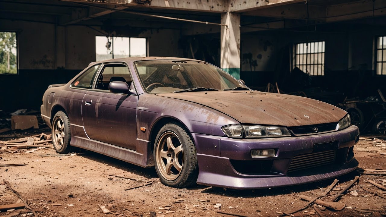 Found, restored, and tuned. JDM Nissan Silvia S14 from an old forgotten garage. ASMR