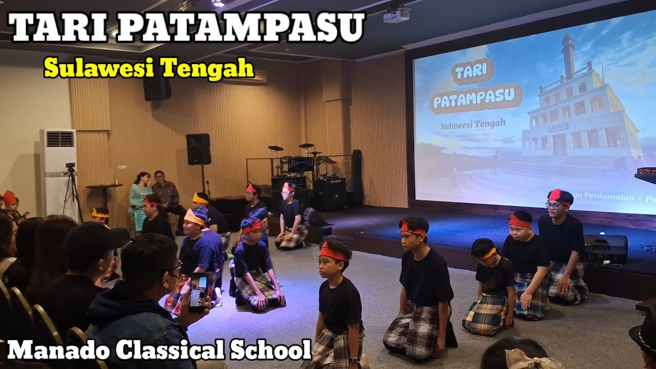 Tari Patampasu dari Sulawesi Tengah | Cultural Day, Manado Classical School, Grade 5,6,7,8 Boys