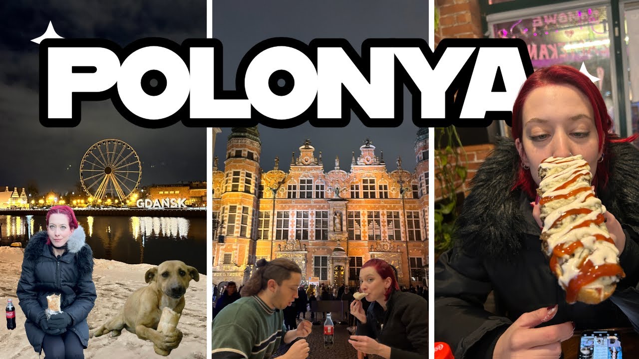 Polonya Sokak Yemekleri, ve BUYULEYICI Mimarisi - Gdansk #vlog - 1